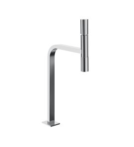 Gessi Incastri Bateria umywalkowa wisząca wysoka bez korka Chrom 75204.031