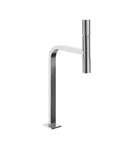 Gessi Incastri Bateria umywalkowa wisząca wysoka z korkiem klik-klak Chrom 75253.031