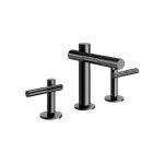 Gessi Incastri Bateria umywalkowa 3-otworowa bez korka Black Metal PVD 75014.706