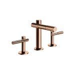 Gessi Incastri Bateria umywalkowa 3-otworowa bez korka Copper PVD 75014.030