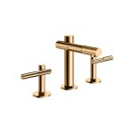 Gessi Incastri Bateria umywalkowa 3-otworowa bez korka Warm Bronze PVD 75014.735