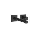 Gessi Incastri Bateria umywalkowa podtynkowa - element zewnętrzny Matte Black 75088.299