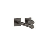 Gessi Incastri Bateria umywalkowa podtynkowa - element zewnętrzny Black Metal Brushed PVD 75088.707