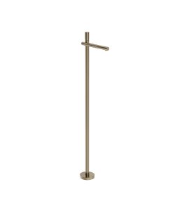 Gessi Incastri Bateria umywalkowa wolnostojąca Finox Brushed Nickel 75095.149