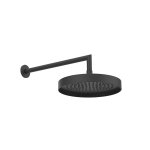Gessi Incastri Deszczownica Ø 250 mm z ramieniem ściennym Matte Black 63045.299