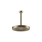 Gessi Incastri Deszczownica Ø 250 mm z ramieniem sufitowym z możliwością dostosowania długości Finox Brushed Nickel 63053,149