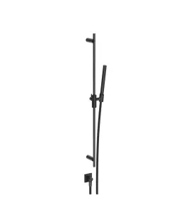 Gessi Incastri Drążek prysznicowy ze słuchawką, wężem 150 cm i przyłączem wody Matte Black 75040.299