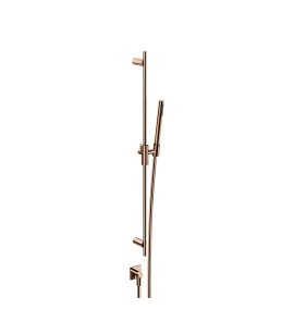 Gessi Incastri Drążek prysznicowy ze słuchawką, wężem 150 cm i przyłączem wody Copper PVD 75040.030