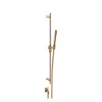 Gessi Incastri Drążek prysznicowy ze słuchawką, wężem 150 cm i przyłączem wody Warm Bronze PVD 75040.735