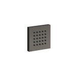 Gessi Incastri Dysza boczna ścienna podtynkowa Black Metal Brushed PVD 32973.707