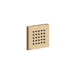 Gessi Incastri Dysza boczna ścienna podtynkowa Warm Bronze PVD 32973.735