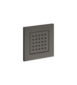 Gessi Incastri Dysza boczna ścienna - element zewnętrzny Black Metal Brushed PVD 32984.707