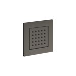 Gessi Incastri Dysza boczna ścienna - element zewnętrzny Black Metal Brushed PVD 32984.707