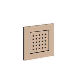 Gessi Incastri Dysza boczna ścienna - element zewnętrzny Copper PVD 32984.030