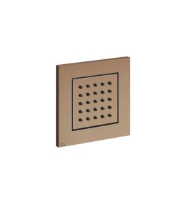 Gessi Incastri Dysza boczna ścienna - element zewnętrzny Copper Brushed PVD 32984.708