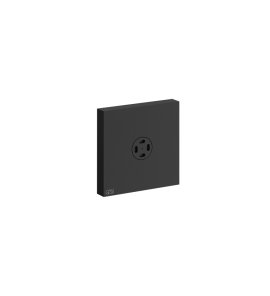 Gessi Incastri Dysza boczna ścienna podtynkowa Matte Black 32979.299