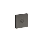 Gessi Incastri Dysza boczna ścienna podtynkowa Black Metal Brushed PVD 32979.707