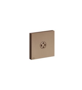 Gessi Incastri Dysza boczna ścienna podtynkowa Copper Brushed PVD 32979.708