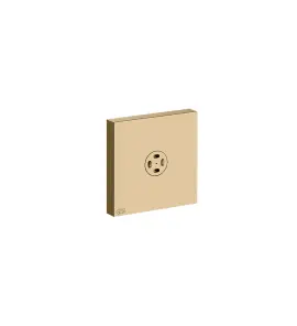 Gessi Incastri Dysza boczna ścienna podtynkowa Warm Bronze PVD 32979.735