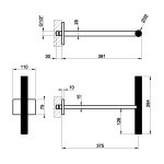 Gessi Incastri Głowica prysznicowa ścienna Chrom 75148.031