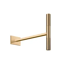 Gessi Incastri Głowica prysznicowa ścienna Warm Bronze PVD 75148.735