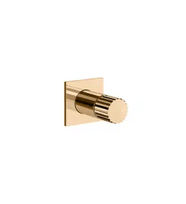 Gessi Incastri Mieszacz do wylewki sufitowej podtynkowy - element zewnętrzny Warm Bronze PVD 75109.735