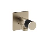 Gessi Incastri Przyłącze wodne z uchwytem prysznicowym Finox Brushed Nickel 73061.149