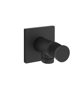 Gessi Incastri Przyłącze wodne z uchwytem prysznicowym Matte Black 73061.299