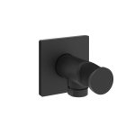 Gessi Incastri Przyłącze wodne z uchwytem prysznicowym Matte Black 73061.299