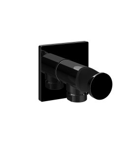Gessi Incastri Przyłącze wodne z uchwytem prysznicowym Black Metal PVD 73061.706