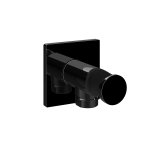 Gessi Incastri Przyłącze wodne z uchwytem prysznicowym Black Metal PVD 73061.706