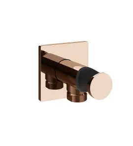 Gessi Incastri Przyłącze wodne z uchwytem prysznicowym Copper PVD 73061.030