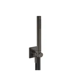 Gessi Incastri Słuchawka prysznicowa z uchwytem ściennym Black Metal Brushed PVD 73523.707
