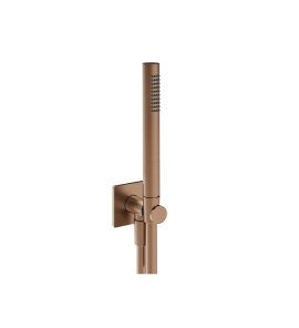 Gessi Incastri Słuchawka prysznicowa z uchwytem ściennym Copper Brushed PVD 73523.708