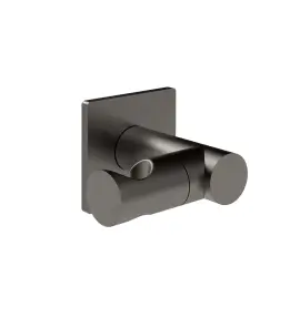 Gessi Incastri Uchwyt prysznicowy ścienny Black Metal Brushed PVD 73060.707