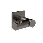 Gessi Incastri Uchwyt prysznicowy ścienny Black Metal Brushed PVD 73060.707