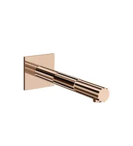 Gessi Incastri Wylewka umywalkowa montowana na ścianie - element zewnętrzny Copper PVD 75102.030