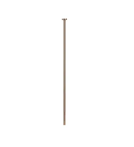 Gessi Incastri Wylewka umywalkowa sufitowa o dowolnej długości - element zewnętrzny Copper PVD 75199.030