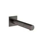 Gessi Incastri Wylewka wannowa montowana na ścianie - element zewnętrzny Black Metal Brushed PVD 75103.707