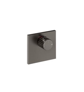 Gessi Incastri Zawór termostatyczny podtynkowy - element zewnętrzny Black Metal Brushed PVD 75354.707