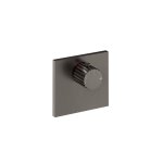 Gessi Incastri Zawór termostatyczny podtynkowy - element zewnętrzny Black Metal Brushed PVD 75354.707