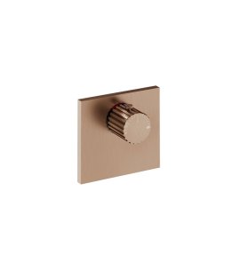 Gessi Incastri Zawór termostatyczny podtynkowy - element zewnętrzny Copper Brushed PVD 75354.708