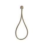 Gessi Incastri Zestaw natryskowy magnetyczny z przyłączem wodnym, słuchawka prysznicowa Finox Brushed Nickel 63099.149