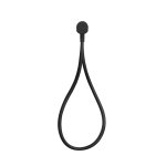 Gessi Incastri Zestaw natryskowy magnetyczny z przyłączem wodnym, słuchawka prysznicowa Matte Black 63099.299