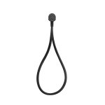 Gessi Incastri Zestaw natryskowy magnetyczny z przyłączem wodnym, słuchawka prysznicowa Black Metal PVD 63099.706