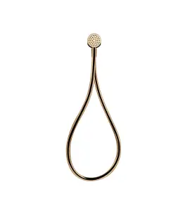 Gessi Incastri Zestaw natryskowy magnetyczny z przyłączem wodnym, słuchawka prysznicowa Warm Bronze PVD 63099.735