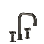 Gessi Inciso + Bateria umywalkowa 3-otworowa z korkiem chrom 58113.031
