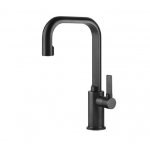 Gessi Inciso Bateria umywalkowa jednootworowa wysoka bez korka Black Metal Brushed PVD 58006.707