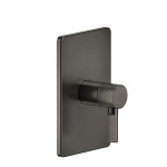 Gessi INCISO Mieszacz ścienny element zewnętrzny Black Metal Brushed PVD 58061.707