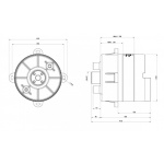 Gessi Element podtynkowy dyszy chrom 32985.031